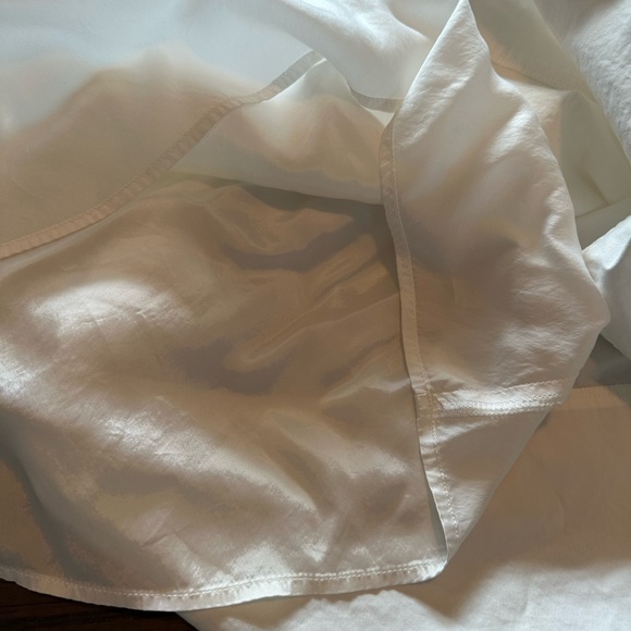 Burberry London White Pleated Cotton Womens Skirt - Picture 7 of 7